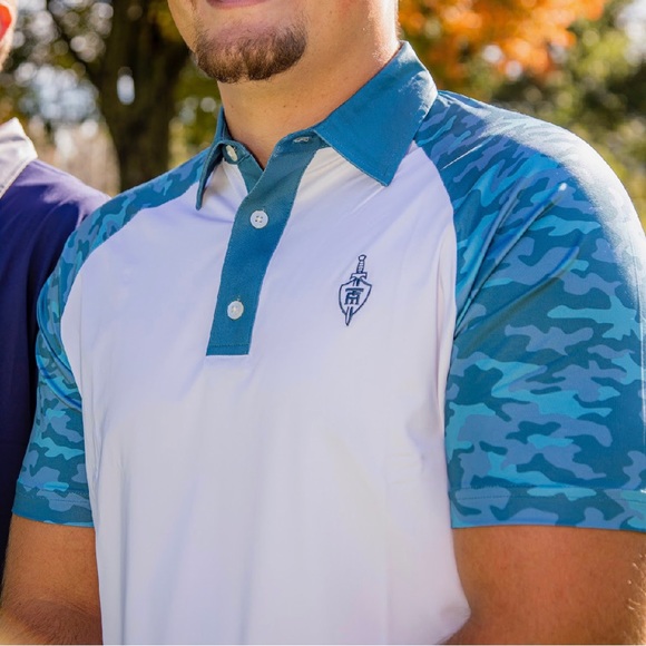 Titan athletics white and blue camp. Sizes XXL, XL, L, M, S. ALL NWT. - Picture 2 of 5